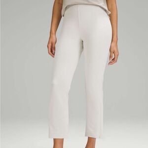 NWT lululemon Ribbed Softstreme Zip-Leg High-Rise Cropped Pants 25”